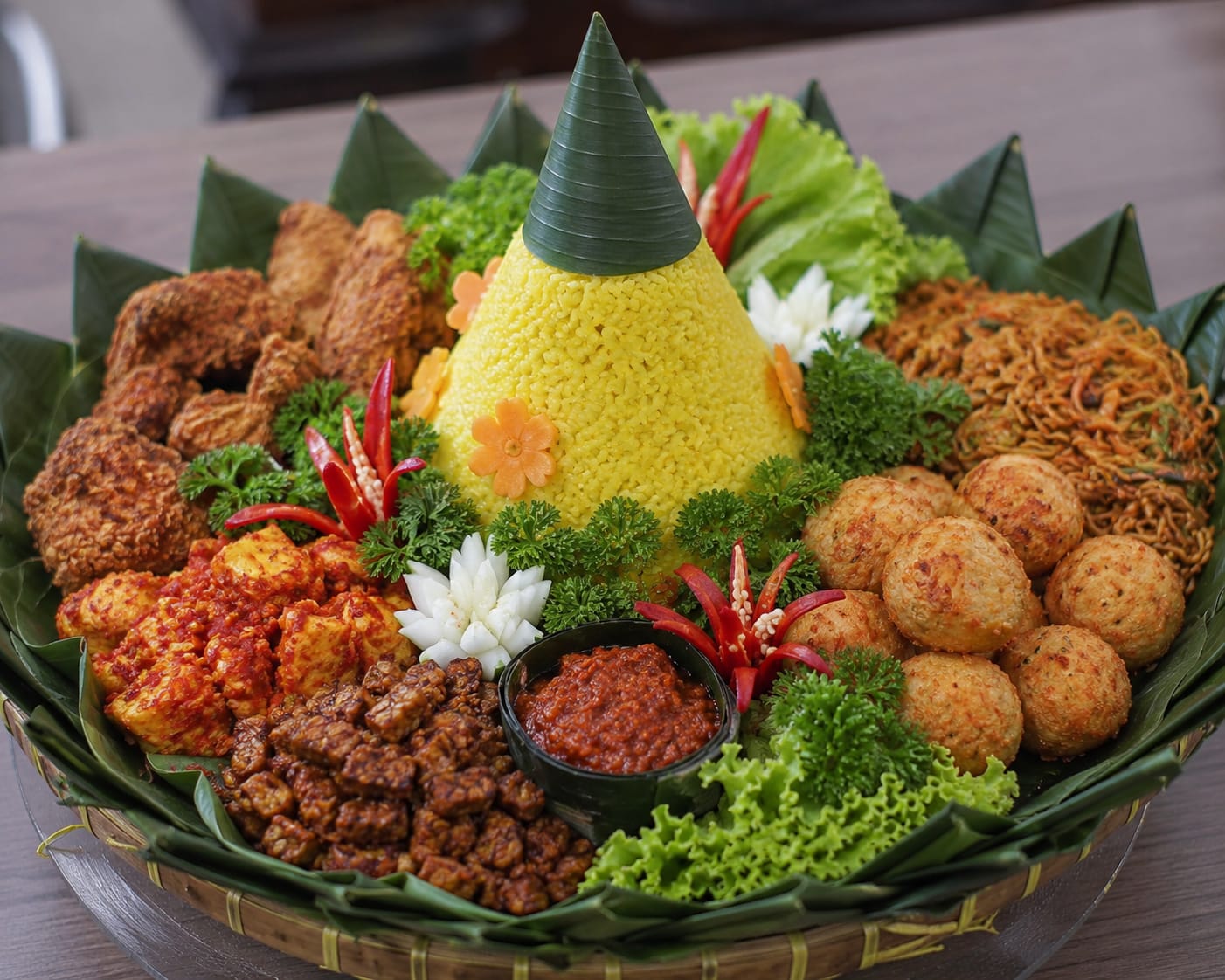 Tumpeng tradisional catering premium CATERING GO
